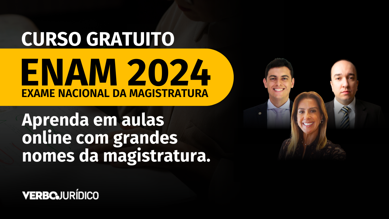 Curso Gratuito Enam Exame Nacional Da Magistratura Verbo Jur Dico